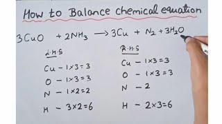 Balancing chemical equation