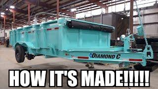 INSIDE DIAMOND C TRAILERS!!!!! HOW IT'S MADE/INSANE FULL TOUR!!!