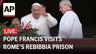 LIVE: Pope Francis visits prison in Rome to open Holy Door and hold a Mass