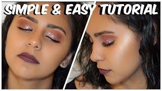 SIMPLE AND EASY Full Makeup Tutorial For Valentine's Day! | TOO GLAM