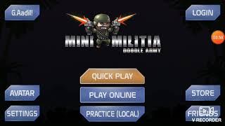 Mini militia best mod/hack ever .created by gamer adil