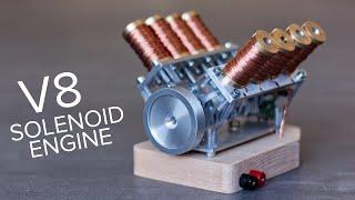 Stronger and Faster: V8 Solenoid Engine