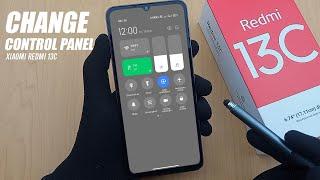 How To Change Control Center Settings HyperOS Xiaomi Redmi 13C