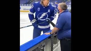 Victor Hedman and his pre-game rituals