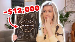 I lost $12,000 on an online course - StoryBrand guide certification (honest review)