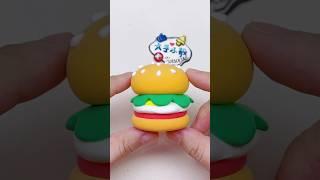 Burger+egg for kids #clay #clayart #kids #shorts #beginner #claytutorials