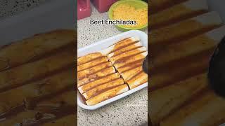 Beef Enchiladas #enchiladas #beef #recipe  #dinnerrecipe #easyrecipe #easy #shorts #short