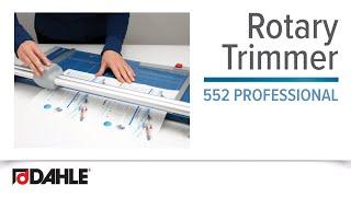 Dahle 552 Pro Rotary Trimmer - Precise, Powerful, High Quality - For Paper, Photos, and Cardstock