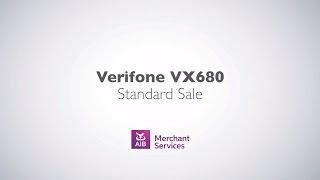 VeriFone VX 680 | Performing a Sale | AIB Merchant Services