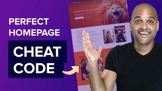 Perfect Homepage Design Explained + How to recreate WITH A CHEAT CODE!