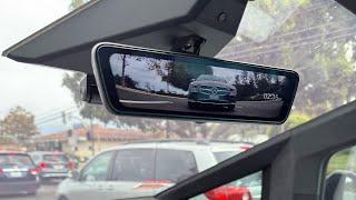 Tesla Cybertruck Real Live Rear Mirror with Dashcam!