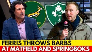 IRELAND FLANKER STEPHEN FERRIS SPARKS INTENSE DEBATE AMONG FANS | SPRINGBOKS NEWS