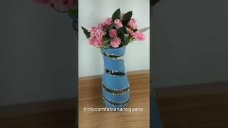 Garrafa de Vidro Decorada com Pintura Vazada #diy #craft