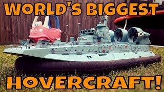 Brushless RC Hovercraft HG-201 - Worlds biggest Hovercraft Zubr Class LCAC 1/110!