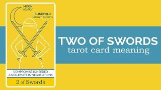 The Two of Swords Tarot Card