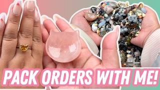 Pack Order with Me! | Crystal Shop Studio Vlog | SV70 @ColdBrewBarbie