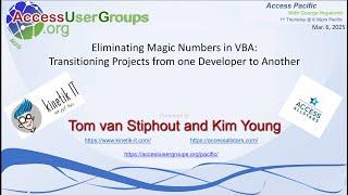 AP: Eliminating Magic Numbers in VBA: Transitioning Projects from One Developer to Another