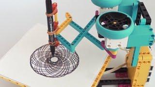 LEGO Let's make drawing robot.#spikeprime #lego education
