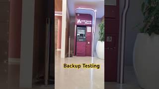 Axis ATM Backup Testing #atm #reels  #viralshort #youtubeshorts #viralreels #battery #travel #office