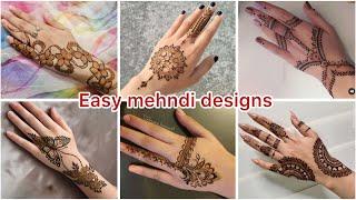 Easy mehndi designs for hands // mehndi designs // mehndi ideas