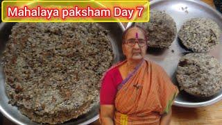 @DhinamumManamum 3 in 1palaharam Karupu Ulunthu adai  Mahalaya paksham Day 7,2024by Kanaka paati 