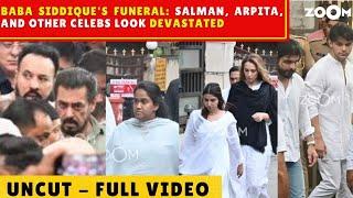 Baba Siddique Funeral: Salman Khan looks DEVASTATED; Sshura, Arpita, Veer-Shikhar & others ARRIVE!