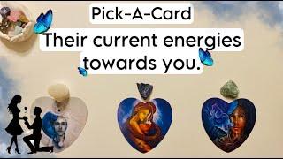 Their current energies towards you.Pick A Card reading