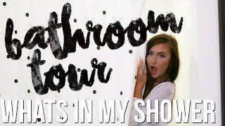 MY BATHROOM TOUR + What's In My Shower || Sarah Belle