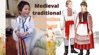 Traditional Romanian clothing,, A celebration day for Saint Nicolae,,every kids received a gift 