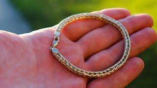 14k Yellow Gold foxtail link bracelet | REVIEW