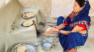 My First Vlog // गाँव की मोटी-मोटी रोटी / Village Breakfast  #gaonkilifestyle