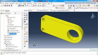 ABAQUS Tutorial - Simulation of a Connecting Lug Using 3D Elements