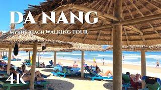 [4K WALK]Vietnam, Danang 2024! Promenade & Beach Walking Tour 4K HDR 60fps