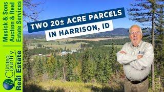 Idaho cabin sites, 20-acre parcels for Sale in the forests of Harrison, ID