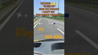 WARNING️️ "SPEED UP" FAST AND FURIOUS ~ DON'T TRY  THIS DRIVING BEHAVIOR. #speedup #hispeed #cars