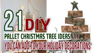 21 DIY Pallet Christmas Tree Ideas You Can Add To Your Holiday Decorations