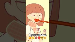 The Mute Button 🟤 #animation #cartoon #laugh #jokes #haha #funny #humor #comedy #juice #troll