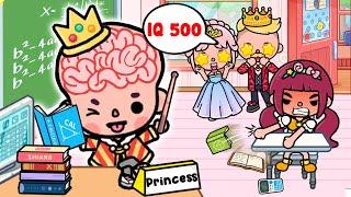 Princess is Genius with IQ of 500  Very Sad Story | Toca Life World | Toca Boca