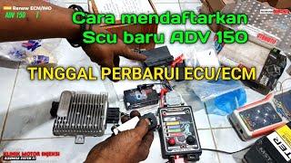 cara mendaftarkan Scu baru ke Ecu yang lama