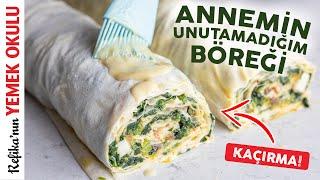 Annemin İş Çıkışı Yaptığı Şipşak Böreği | Yufkadan Ispanaklı Börek Tarifi Nasıl Yapılır?