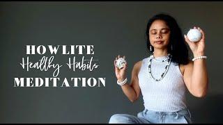 Howlite Meditation for Healthy Habits