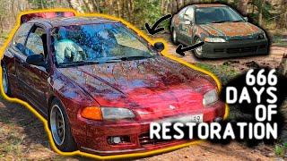 Restoring of the Honda civic eg