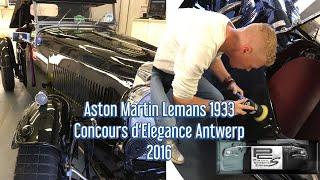 Aston Martin, Lemans, 1933. Fully cleaned and detailed for the 12th Concour d'Elegance Antwerp, 2016