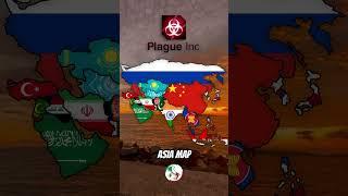 Asia according to Plague Inc