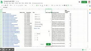 Google Spreadsheets - Filter by Color