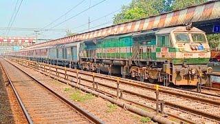 GOC WDP-4D #40197 Bhagat ki kothi Kamakhya Express Arriving Bareilly Junction