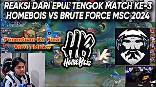 MATCH KE-3 PENENTUAN KE FINAL WILD CARD MSC HOMEBOIS VS BRUTE FORCE