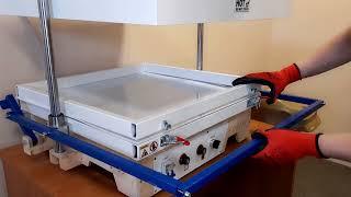 Vacuum Forming Machine TP-series  24"x24" (610x610mm) Vacuum forming polystyrene plastic 1mm