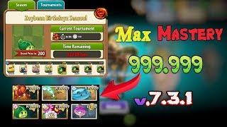 PVZ 2 7.3.1 | LinhYM | Plants vs Zombies 2 All Plants Max 999999 Level Mastery ( No Root )