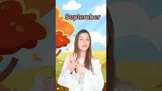 Let's learn months of the year️  #englishsongs #learnenglish #earlyeducation #monthsoftheyear
